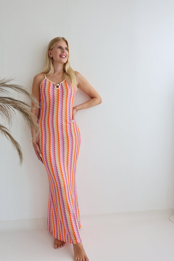 Langes Kleid Colorful Summer