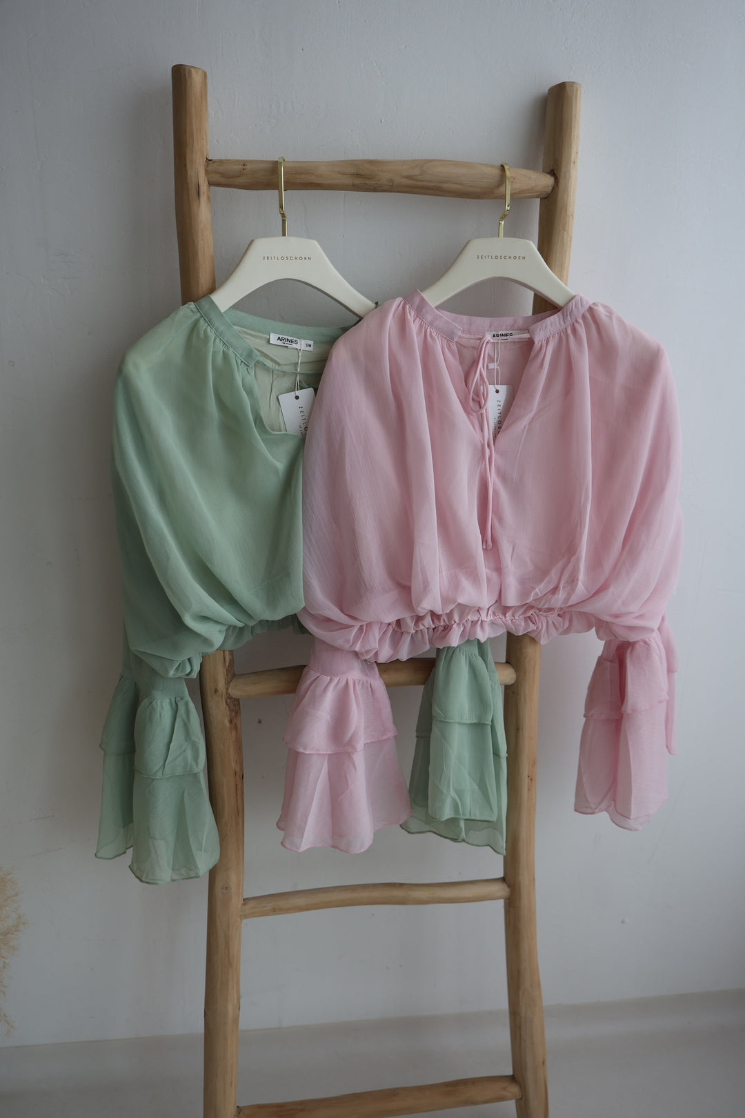 Bluse mit Volantärmeln Louisa