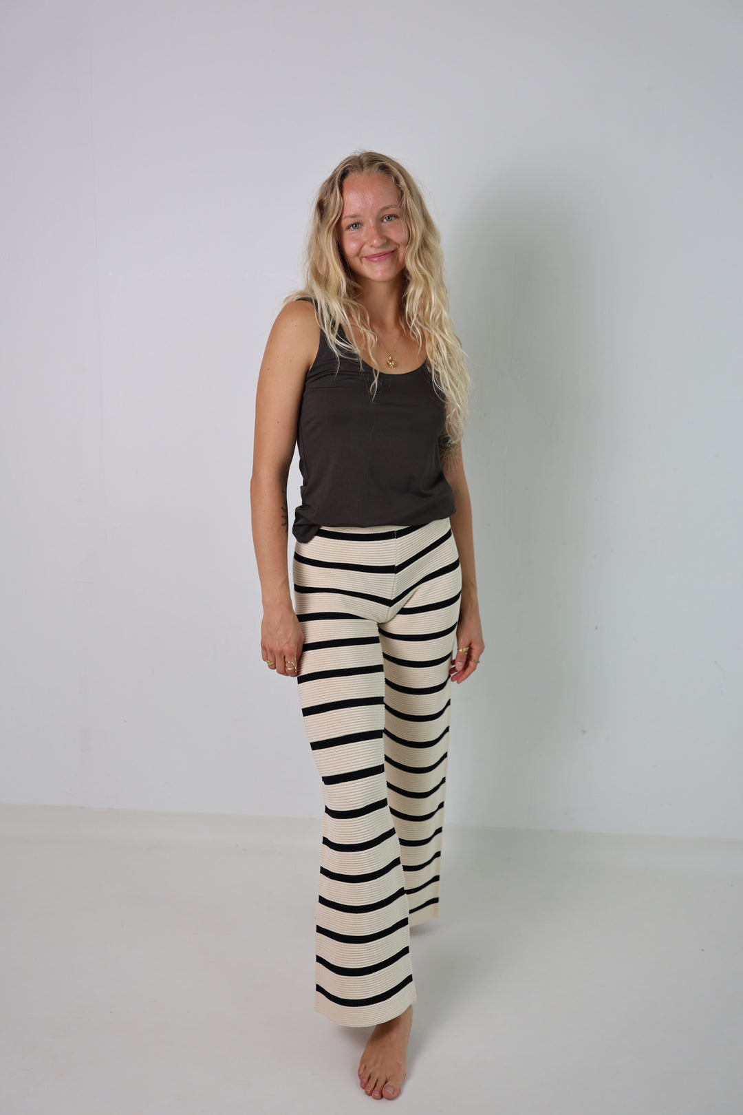Lange gestreifte Hose Sandy Stripes