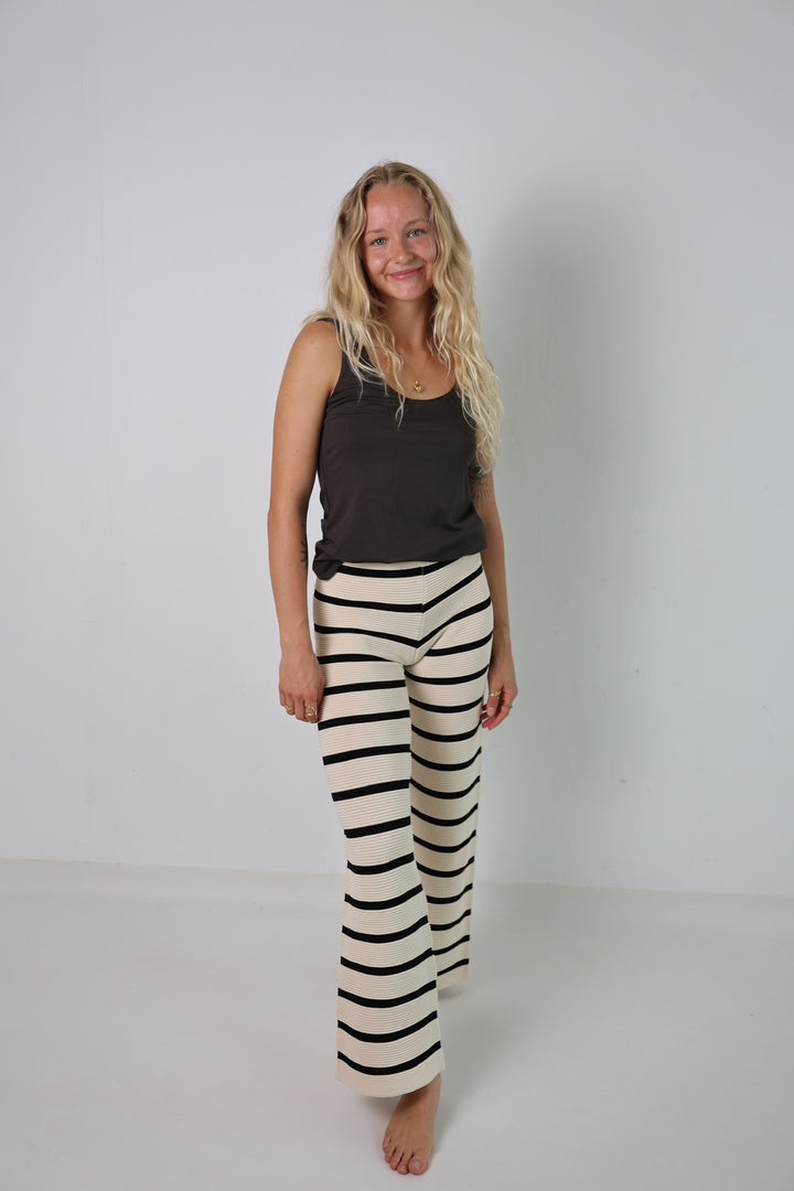 Lange gestreifte Hose Sandy Stripes