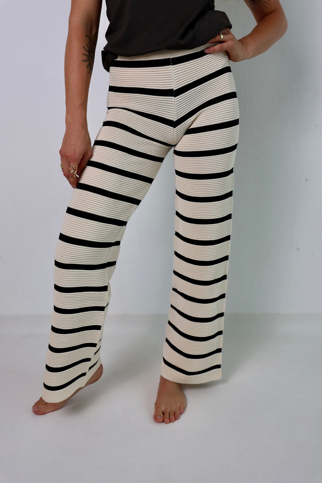 Lange gestreifte Hose Sandy Stripes