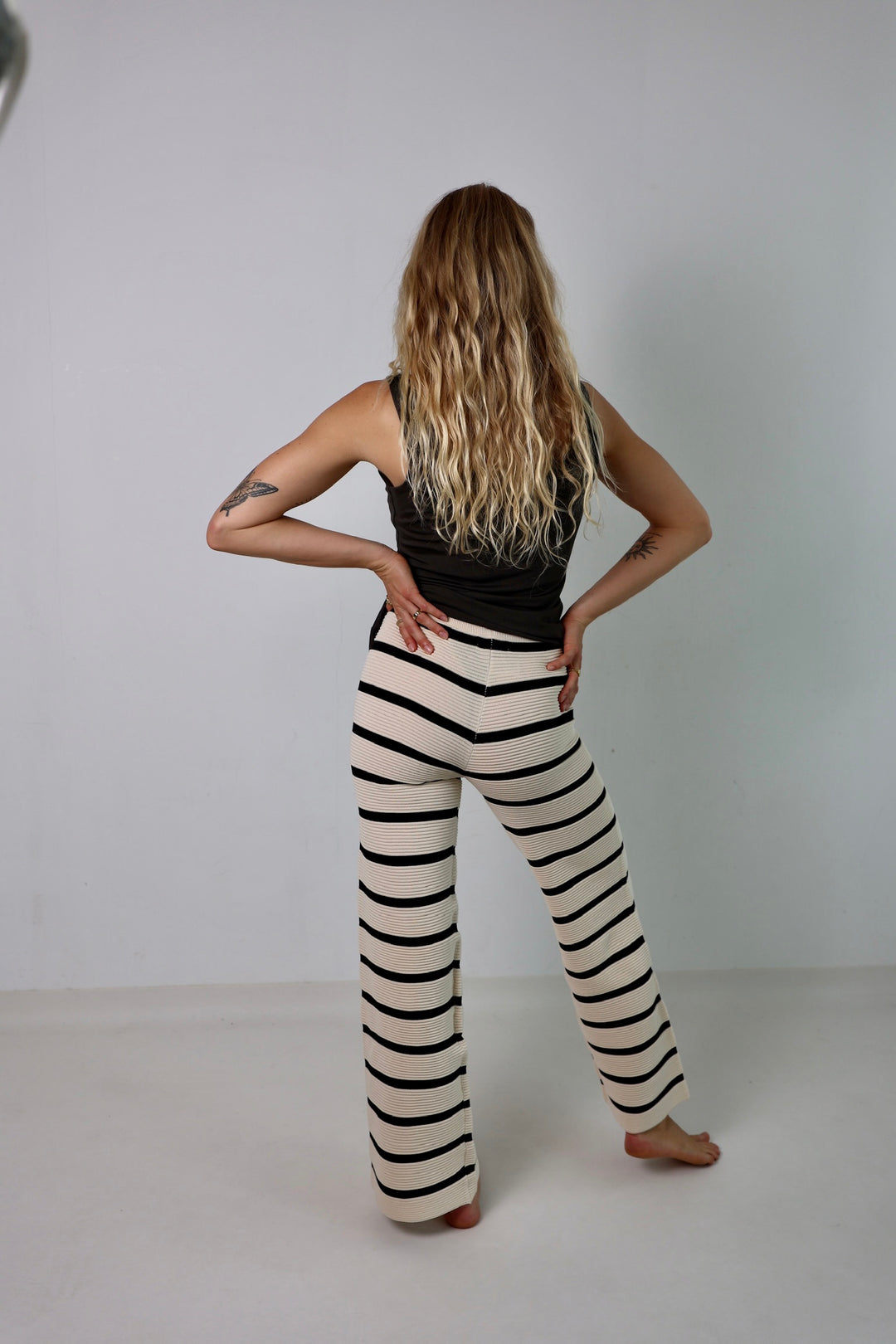 Lange gestreifte Hose Sandy Stripes