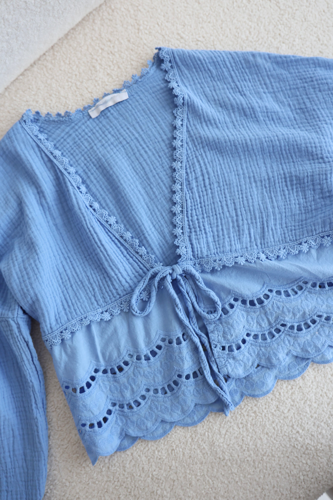 Musselinbluse Sweet Ruffles