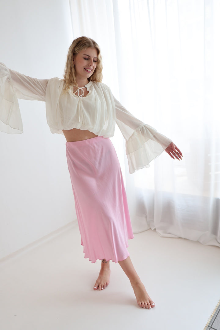 Bluse mit Volantärmeln Louisa