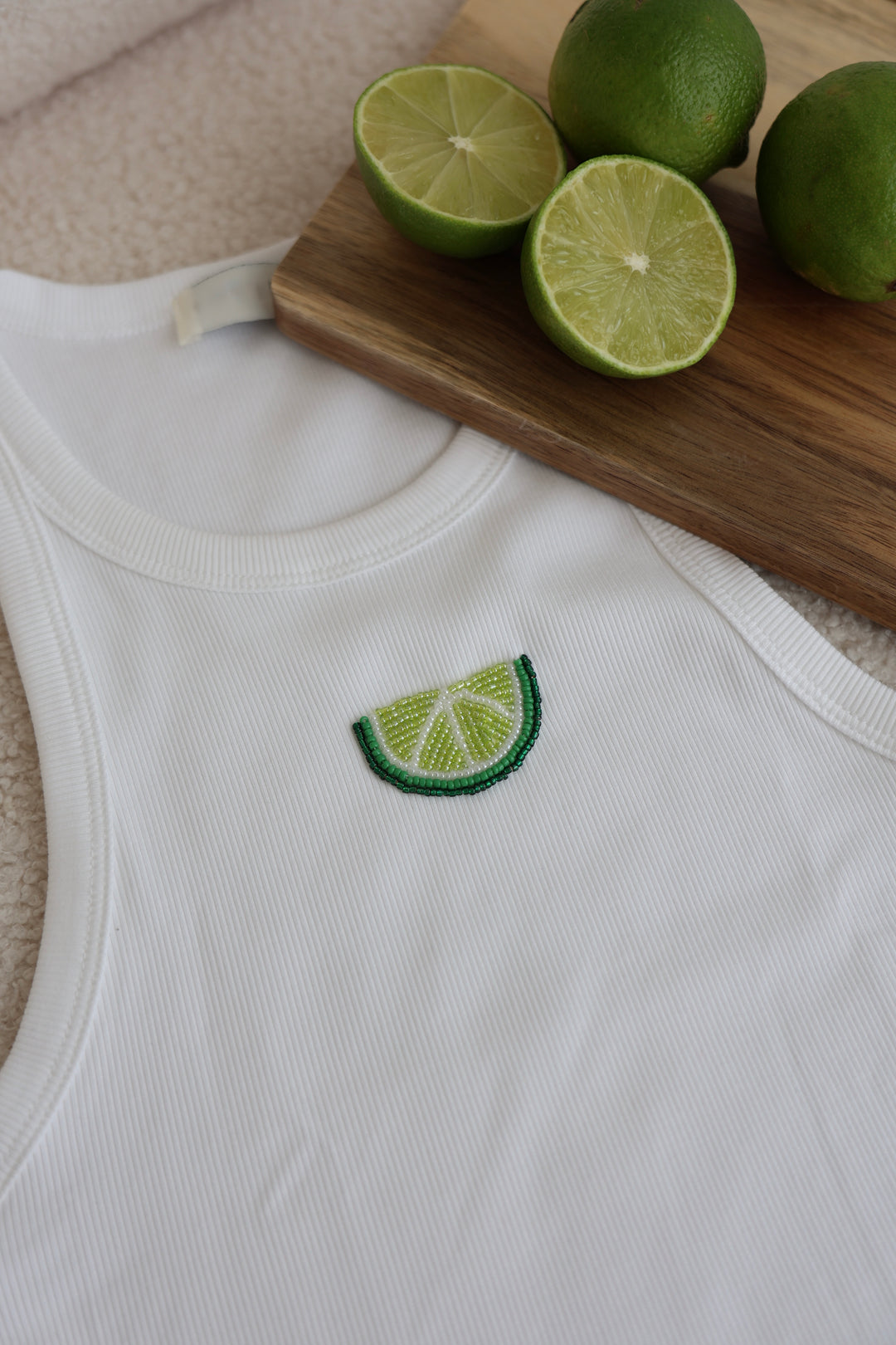 Tanktop mit Pailletten-Print Nola
