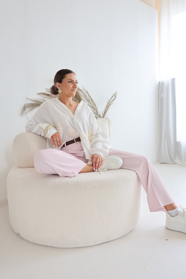 Bundfaltenhose mit Gürtel Anna (23091)
