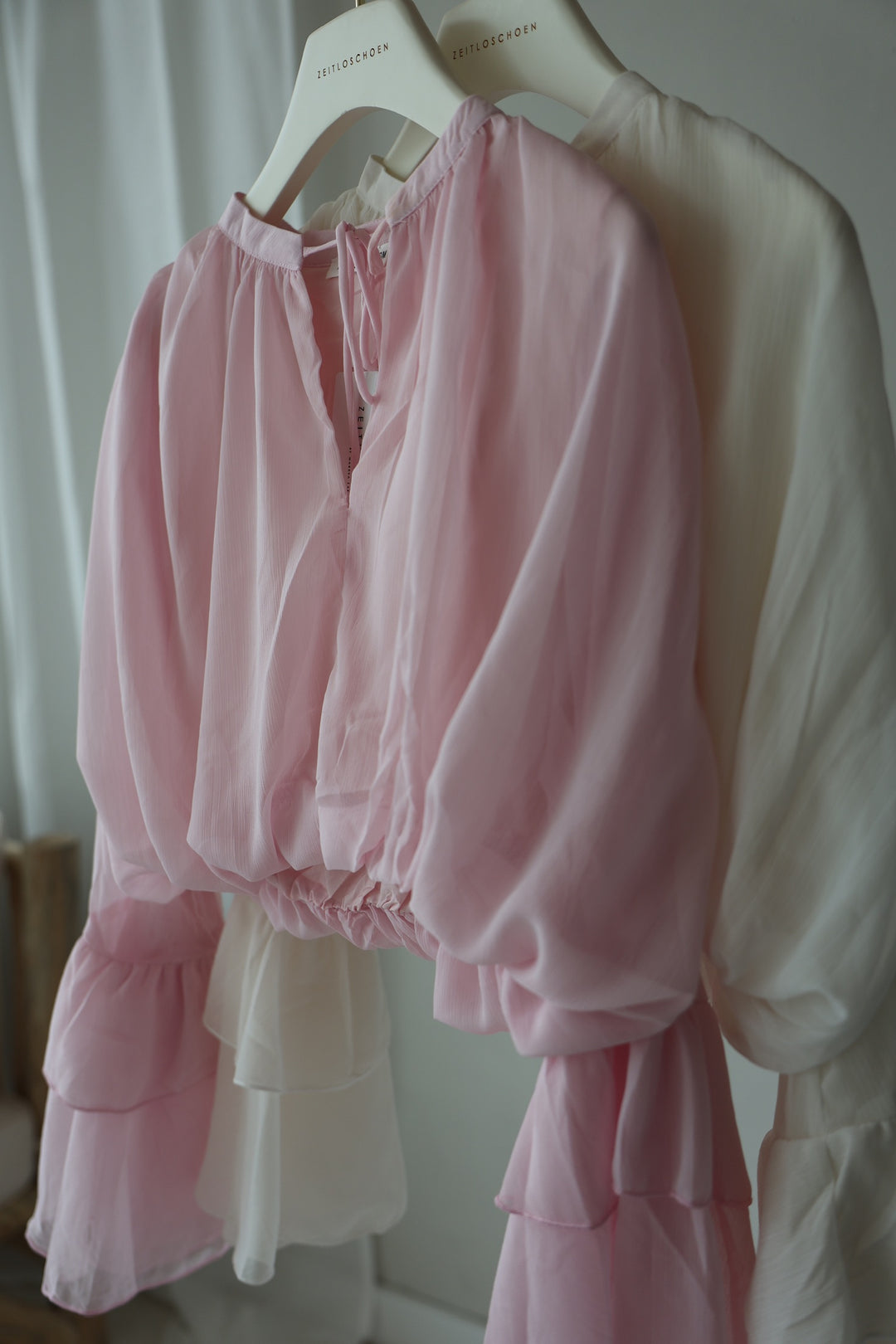 Bluse mit Volantärmeln Louisa