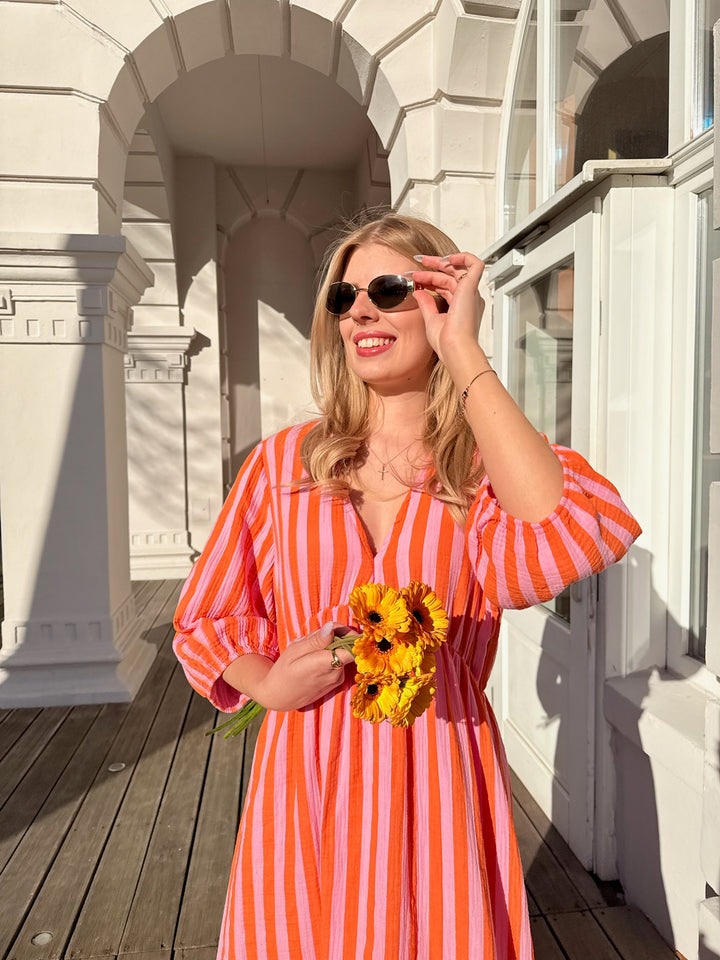 Langes Musselinkleid Soleil