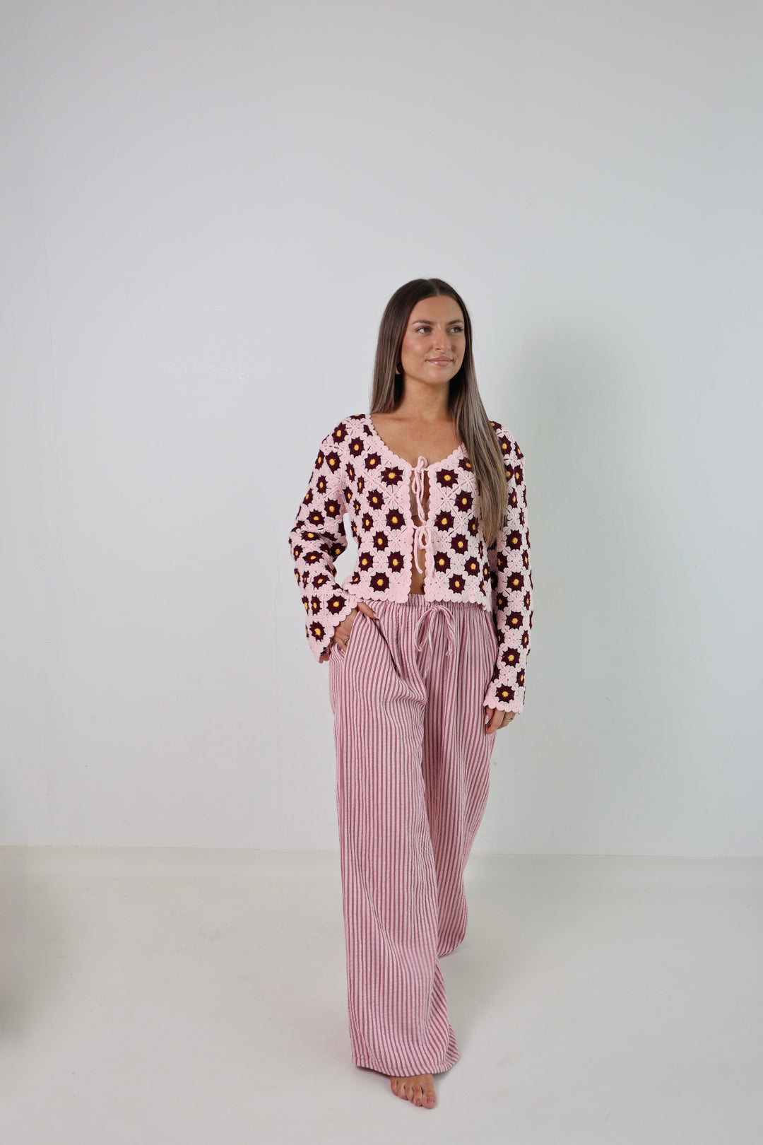 Häkelcardigan Amber Garden