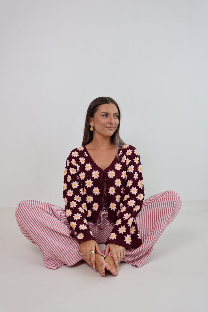 Häkelcardigan Amber Garden