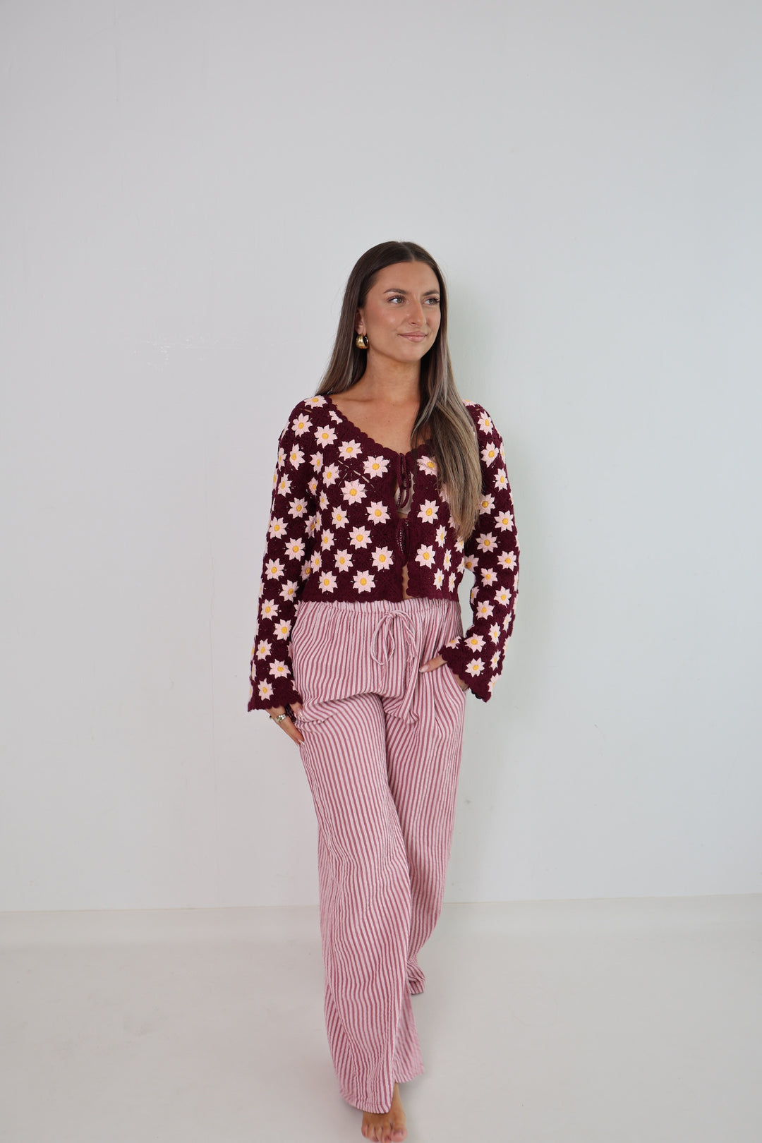 Häkelcardigan Amber Garden
