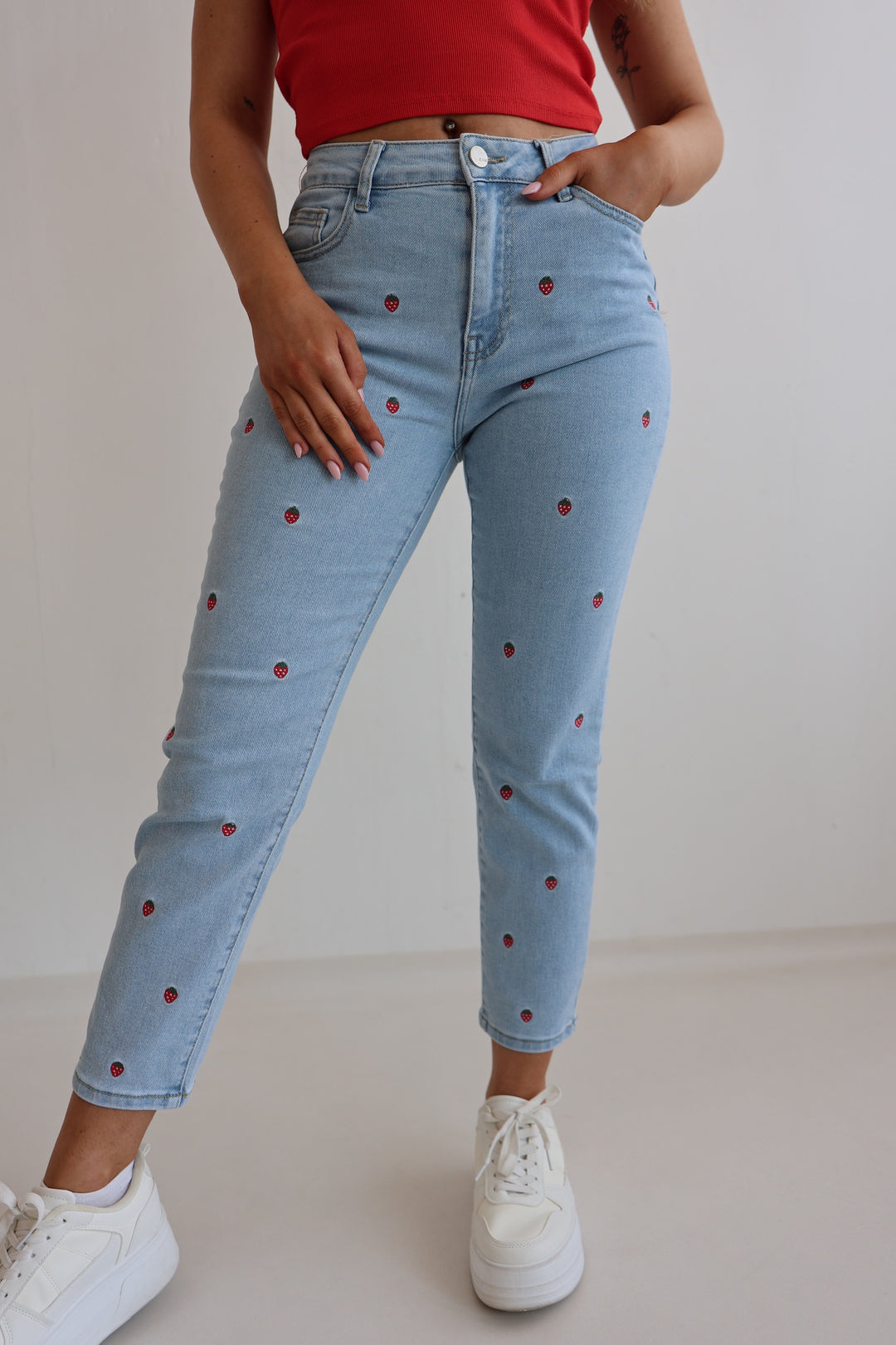 Mom Jeans Strawberrys (3093)