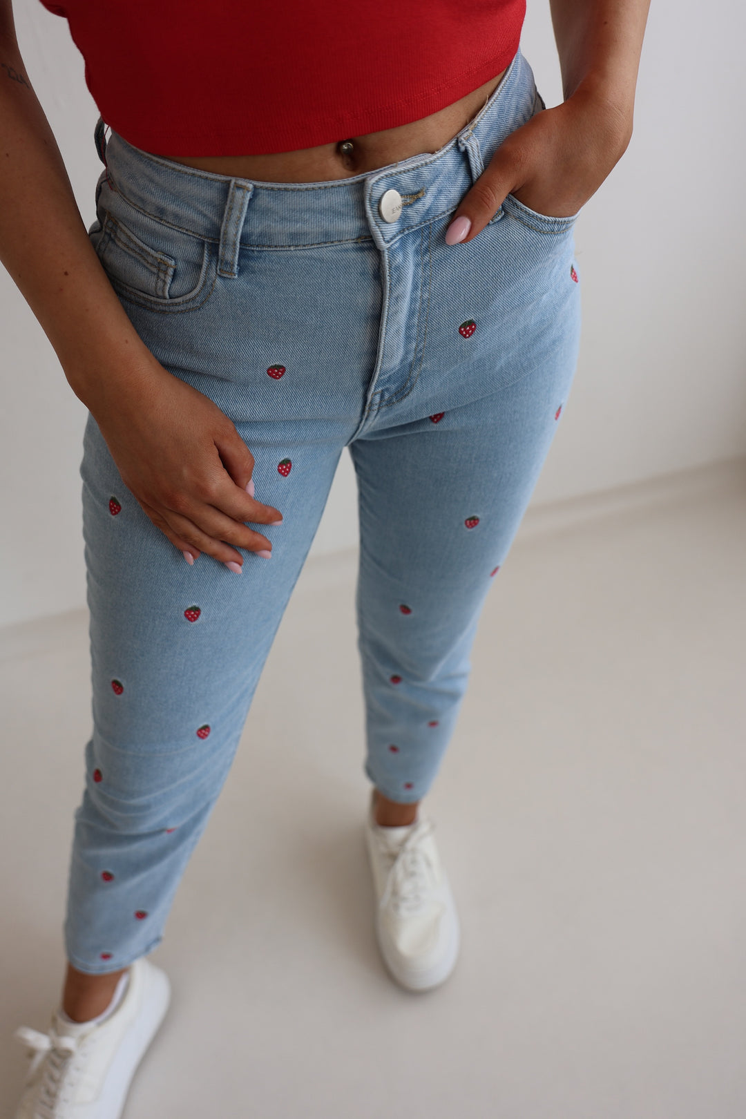 Mom Jeans Strawberrys (3093)