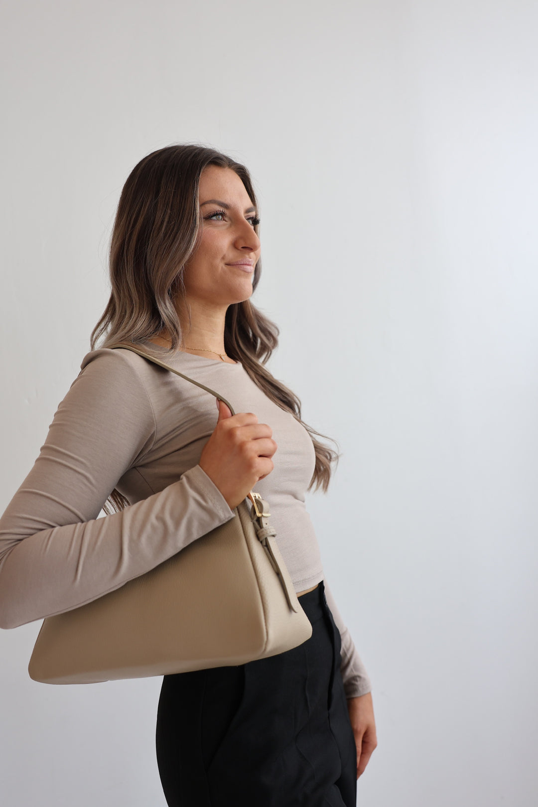Elegante Lederhandtasche Serena