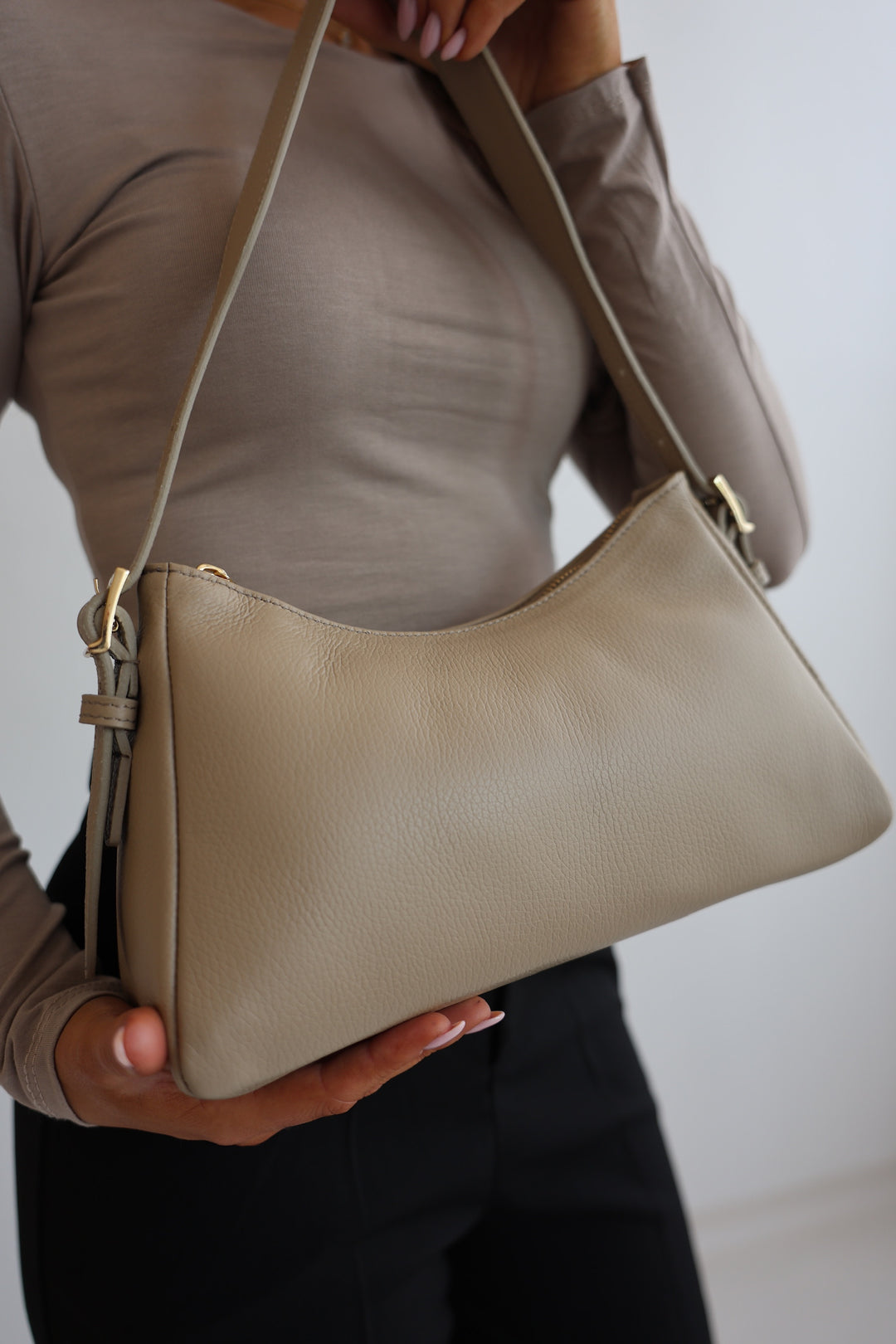 Elegante Lederhandtasche Serena