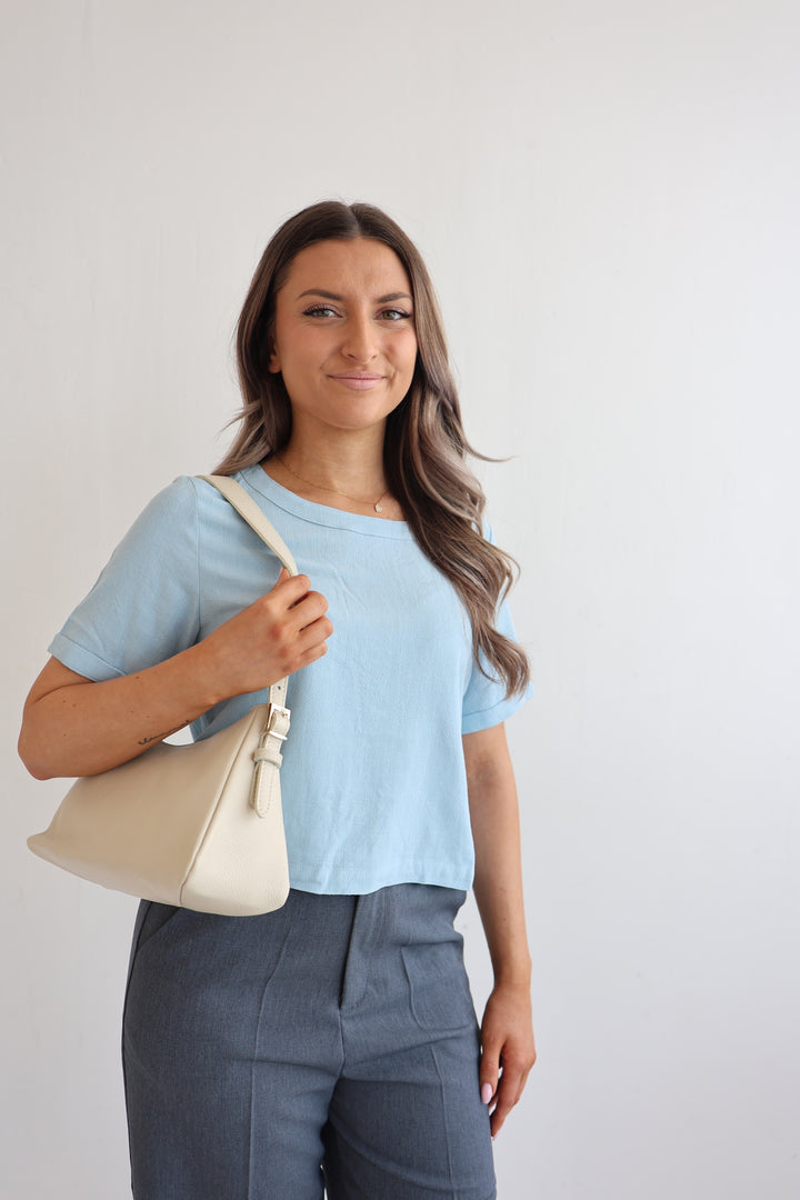 Elegante Lederhandtasche Serena