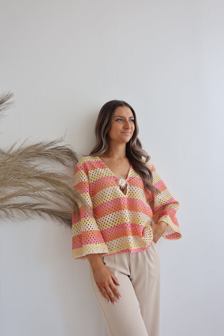 Crochet Shirt Golden Sicily