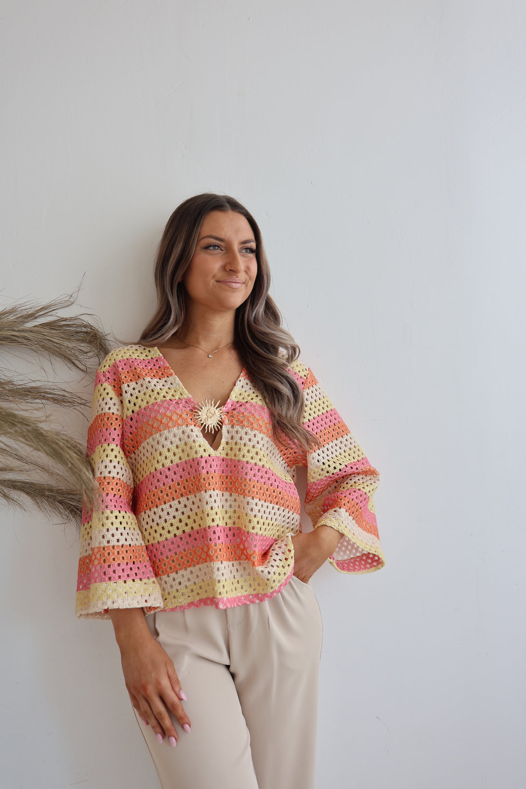 Crochet Shirt Golden Sicily