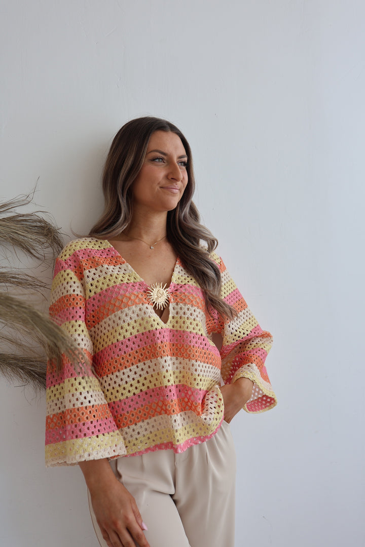 Crochet Shirt Golden Sicily