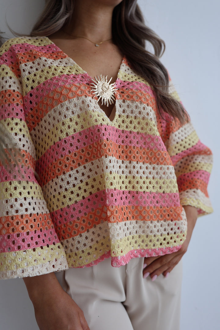 Crochet Shirt Golden Sicily