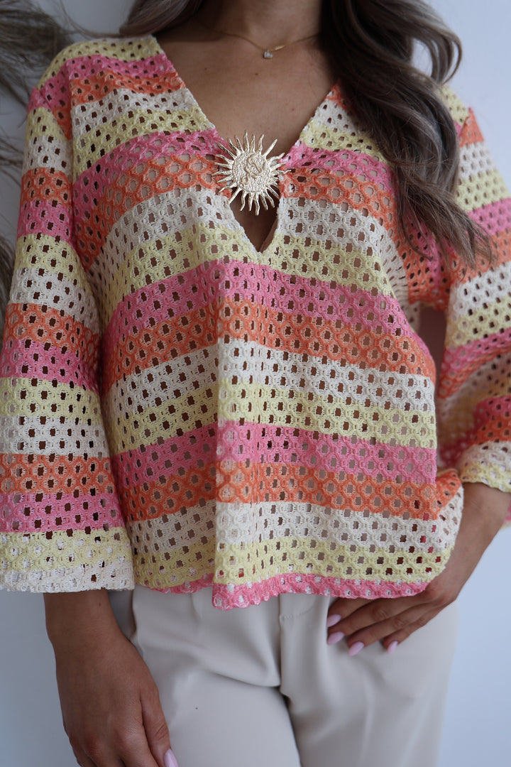 Crochet Shirt Golden Sicily