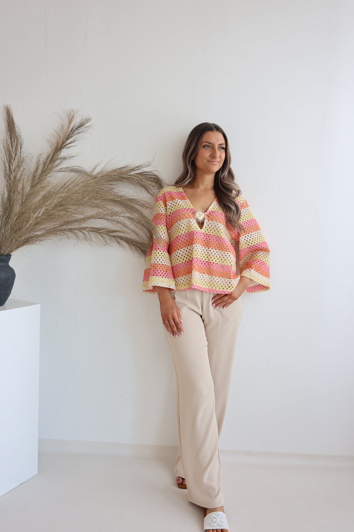 Crochet Shirt Golden Sicily