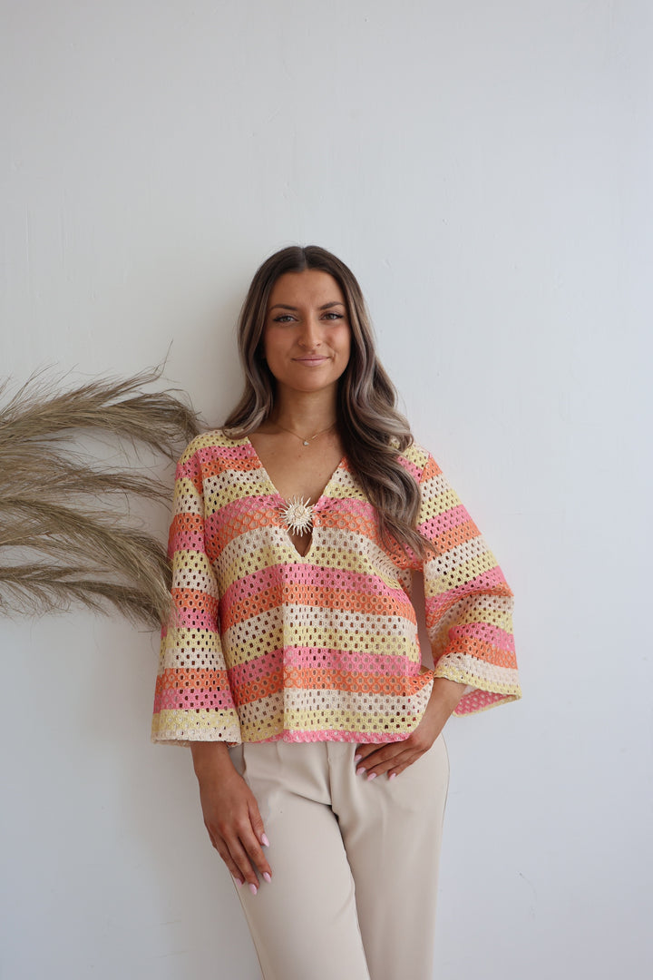 Crochet Shirt Golden Sicily