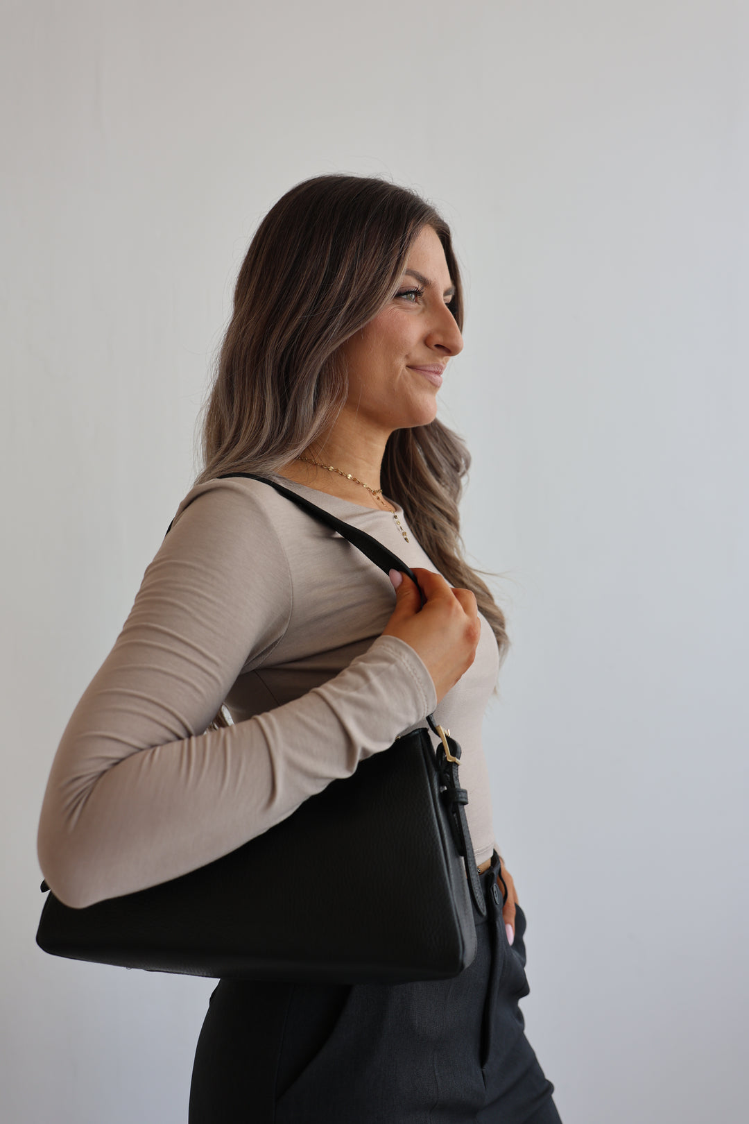 Elegante Lederhandtasche Serena
