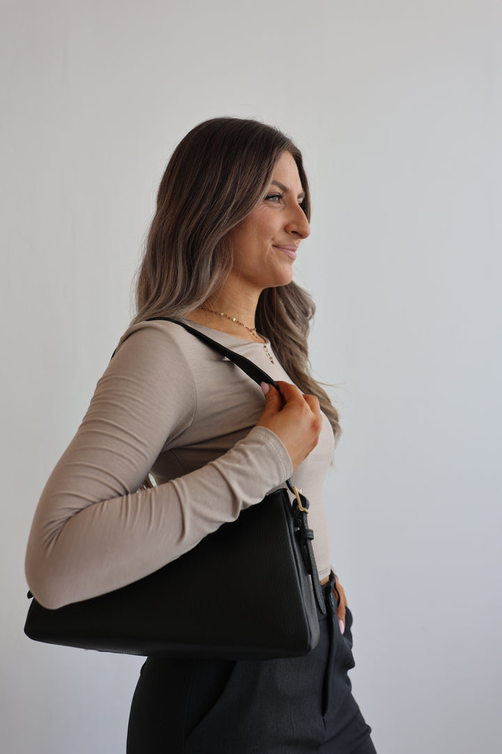 Elegante Lederhandtasche Serena