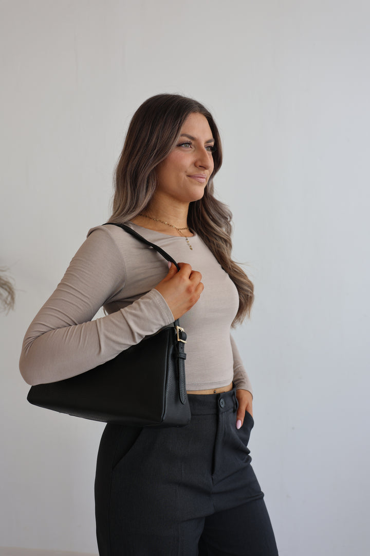 Elegante Lederhandtasche Serena