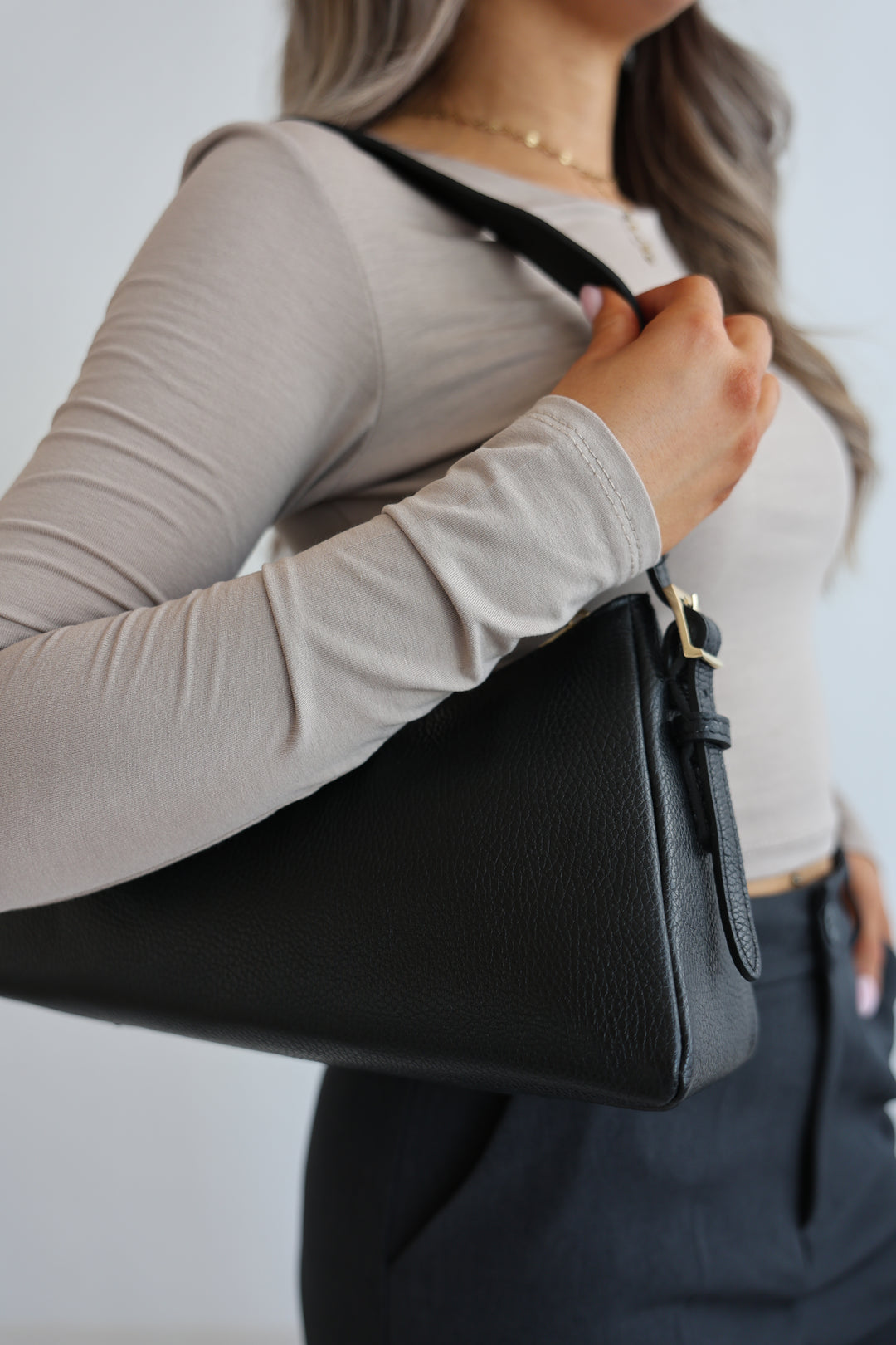 Elegante Lederhandtasche Serena