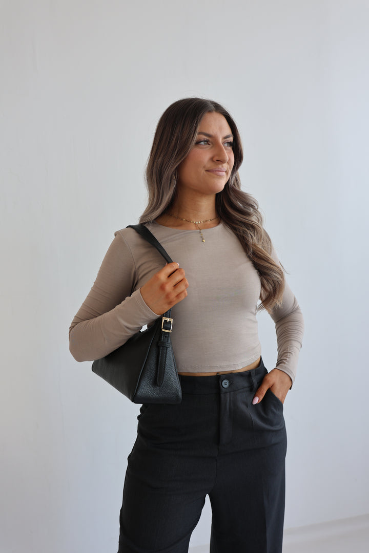 Elegante Lederhandtasche Serena