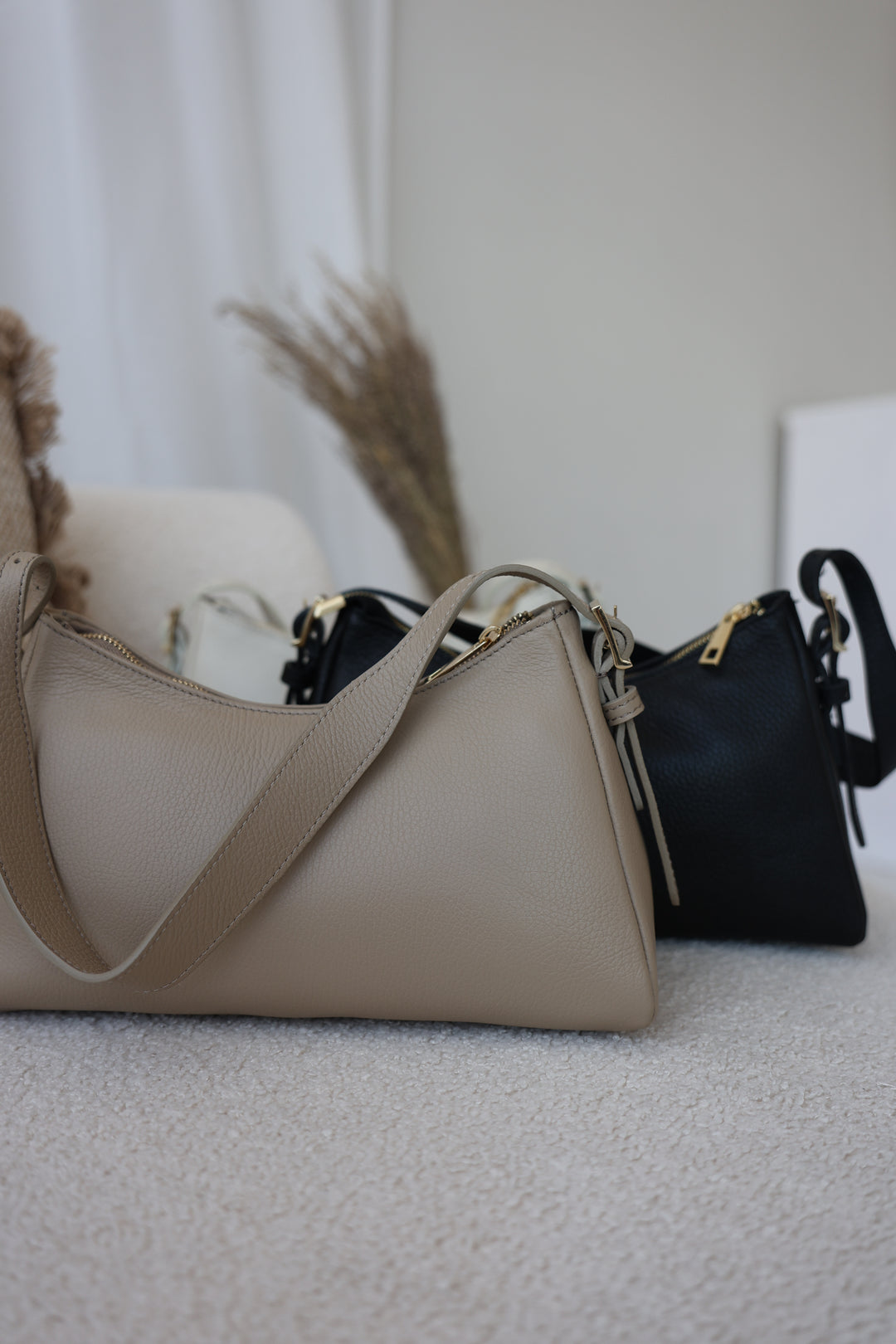 Elegante Lederhandtasche Serena