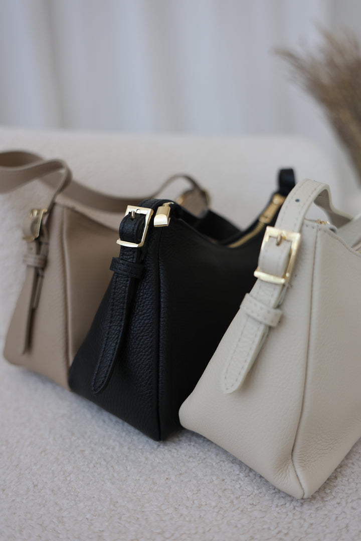 Elegante Lederhandtasche Serena