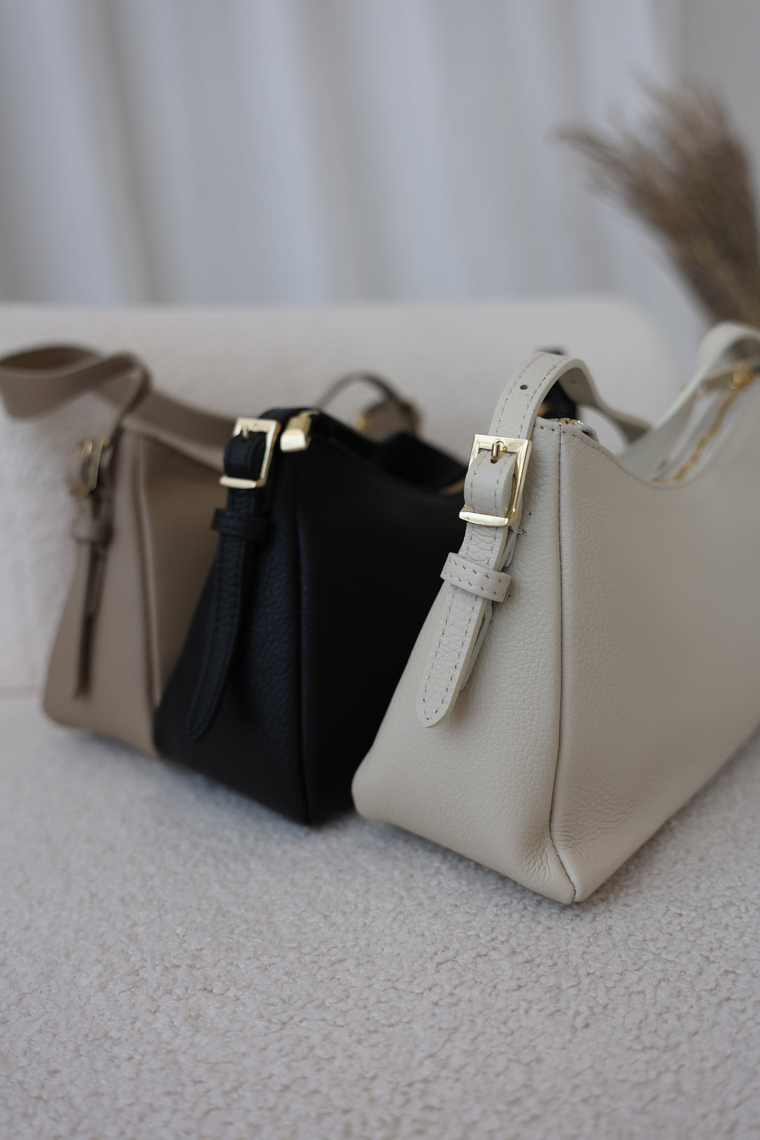 Elegante Lederhandtasche Serena