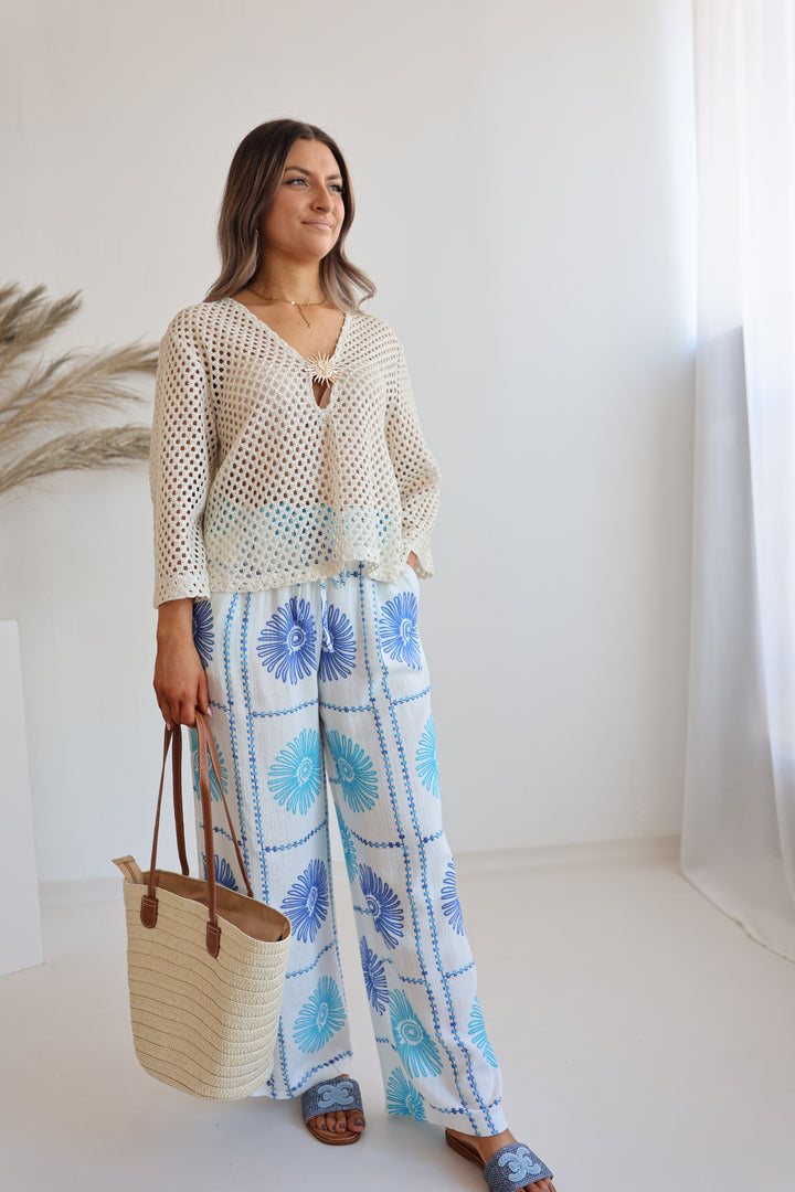 Crochet Shirt Golden Sicily