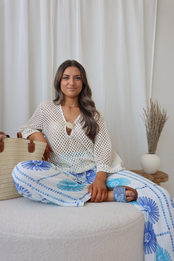 Crochet Shirt Golden Sicily