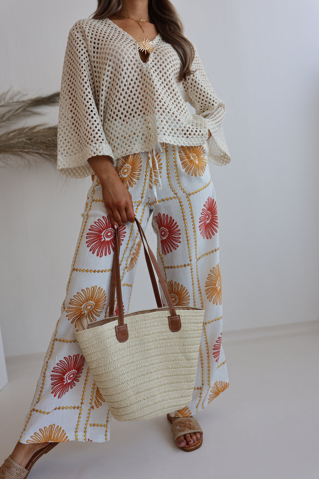 Leichte Baumwollhose Sunkissed