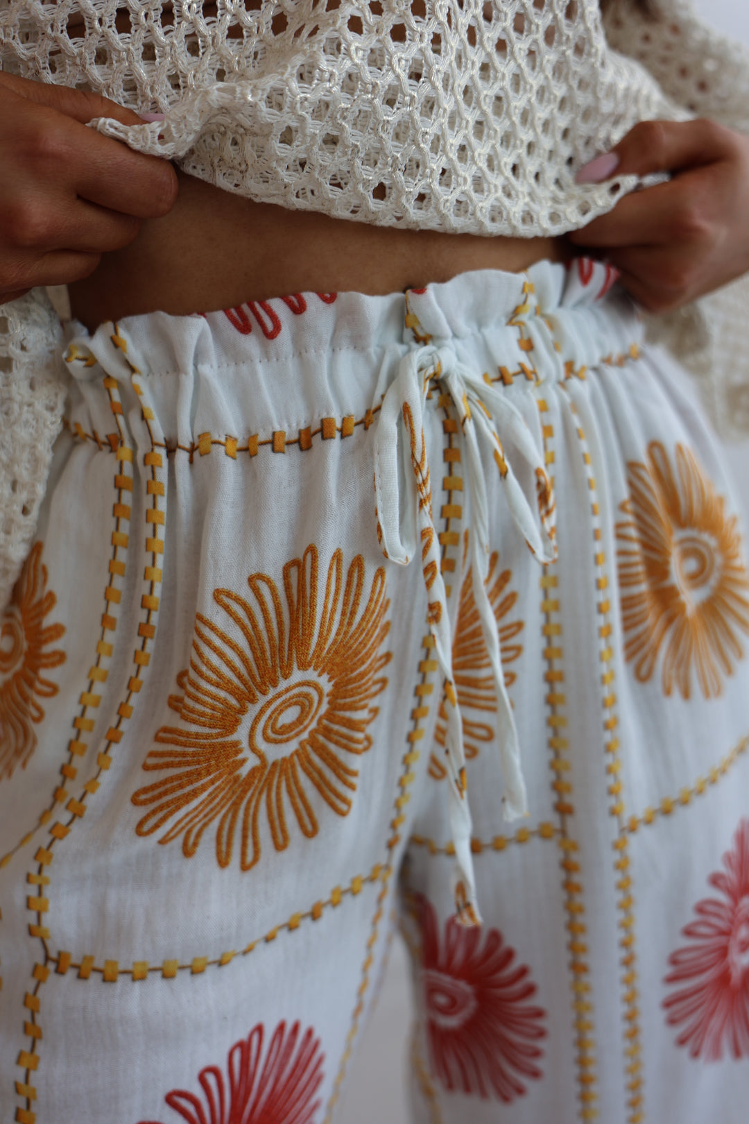 Leichte Baumwollhose Sunkissed