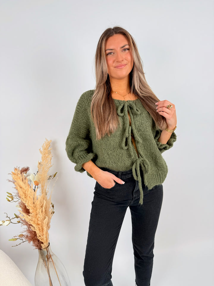 Cardigan mit Schleifen Lilly (3/4-Arm)