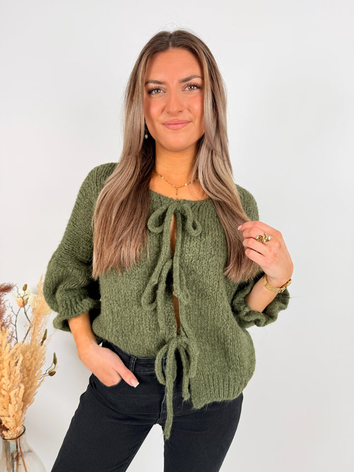 Cardigan mit Schleifen Lilly (3/4-Arm)