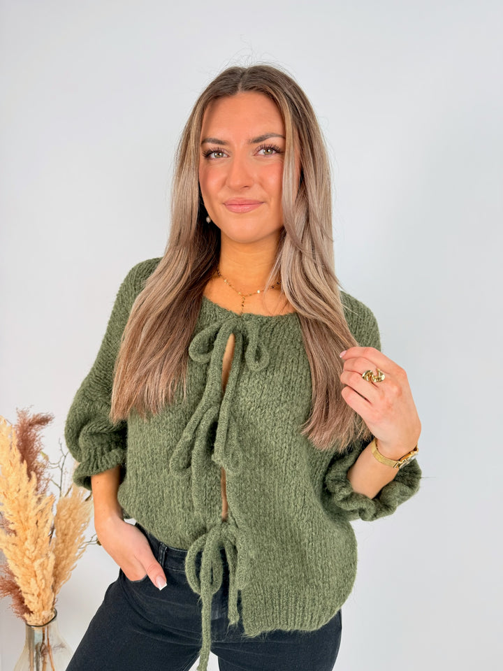 Cardigan mit Schleifen Lilly (3/4-Arm)