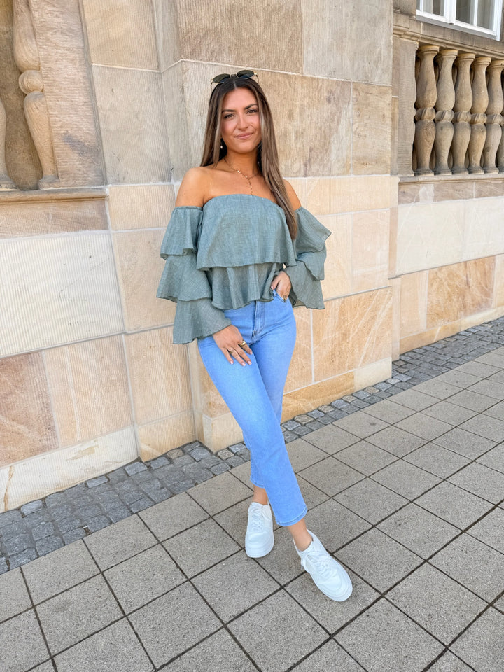 Offshoulder Bluse Golden Summer