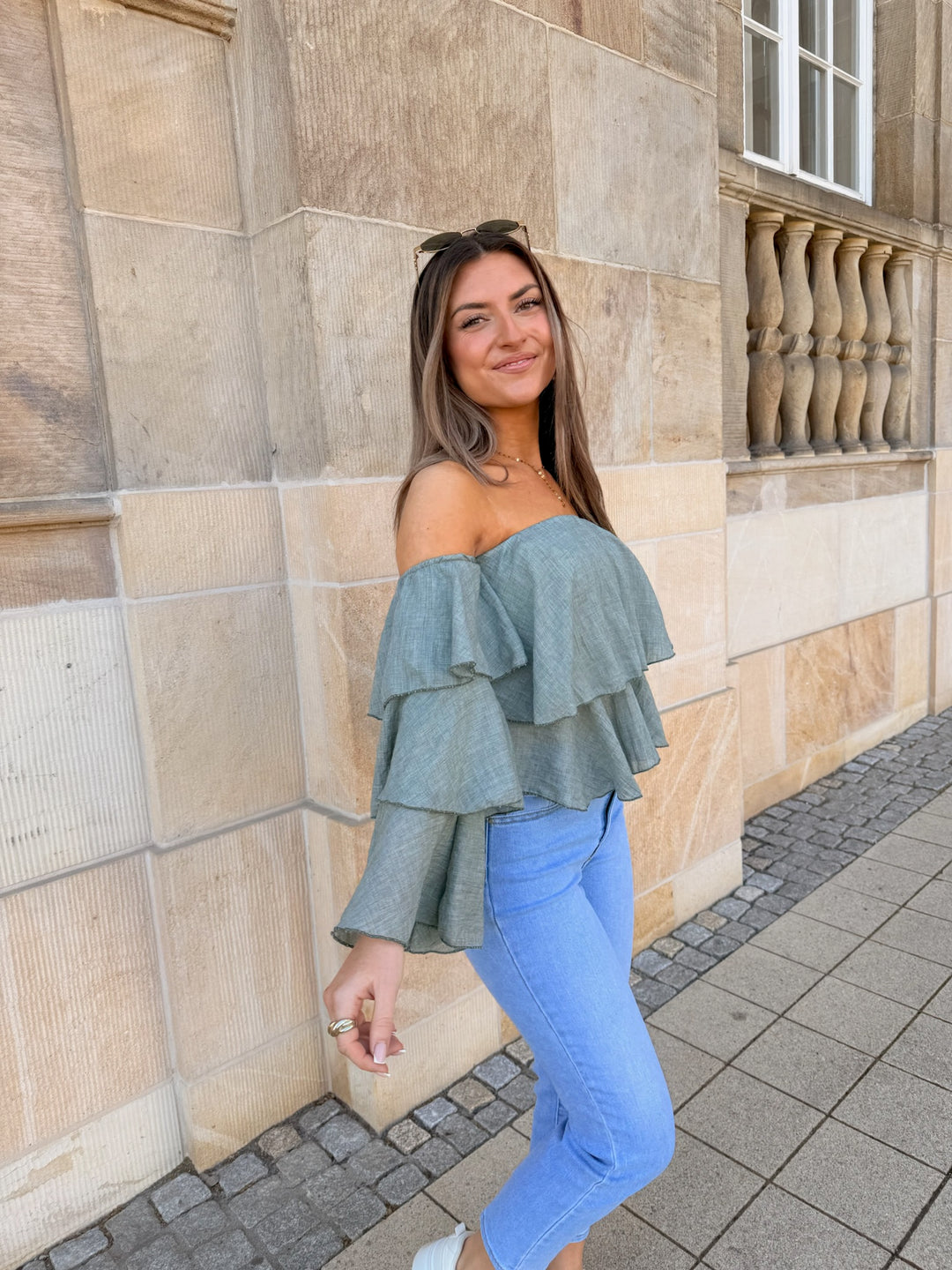 Offshoulder Bluse Golden Summer