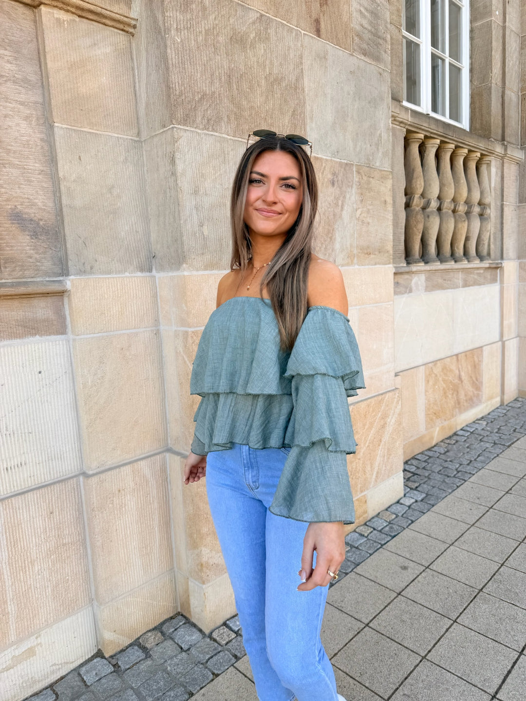 Offshoulder Bluse Golden Summer