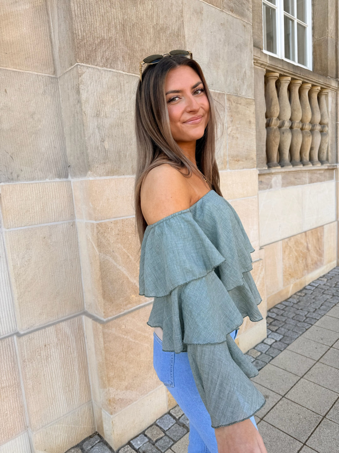 Offshoulder Bluse Golden Summer