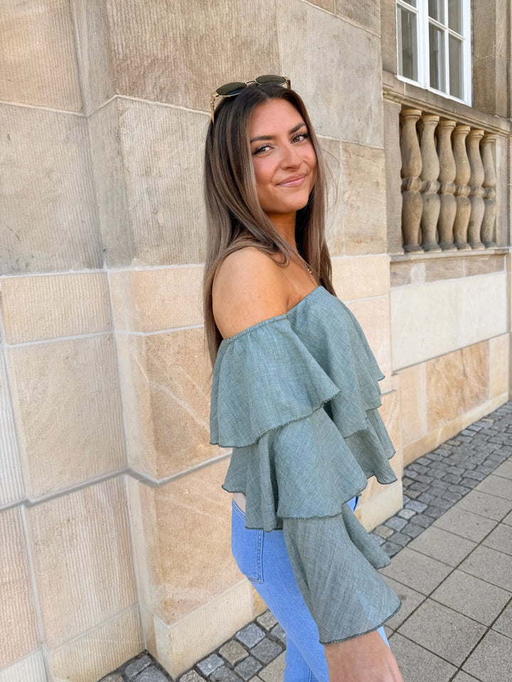 Offshoulder Bluse Golden Summer