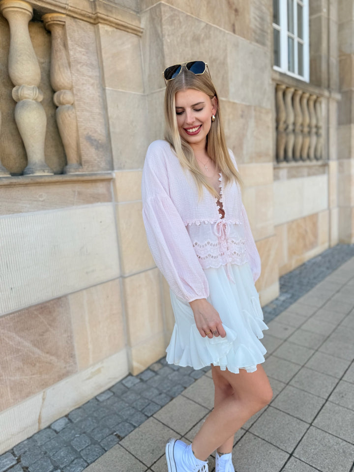 Musselinbluse Sweet Ruffles