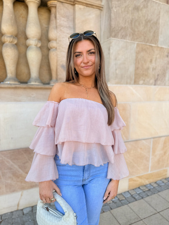 Offshoulder Bluse Golden Summer