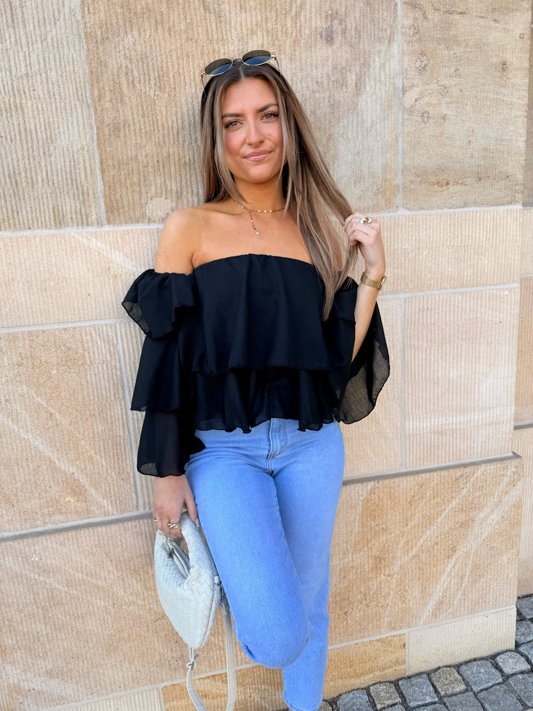 Offshoulder Bluse Golden Summer